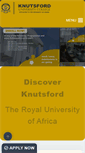 Mobile Screenshot of knutsford.edu.gh