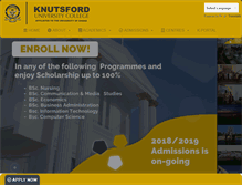 Tablet Screenshot of knutsford.edu.gh
